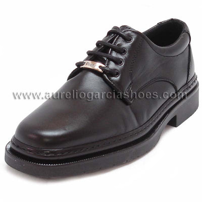 P-5054 Belka Black Lace up Pinosos Made in Spain