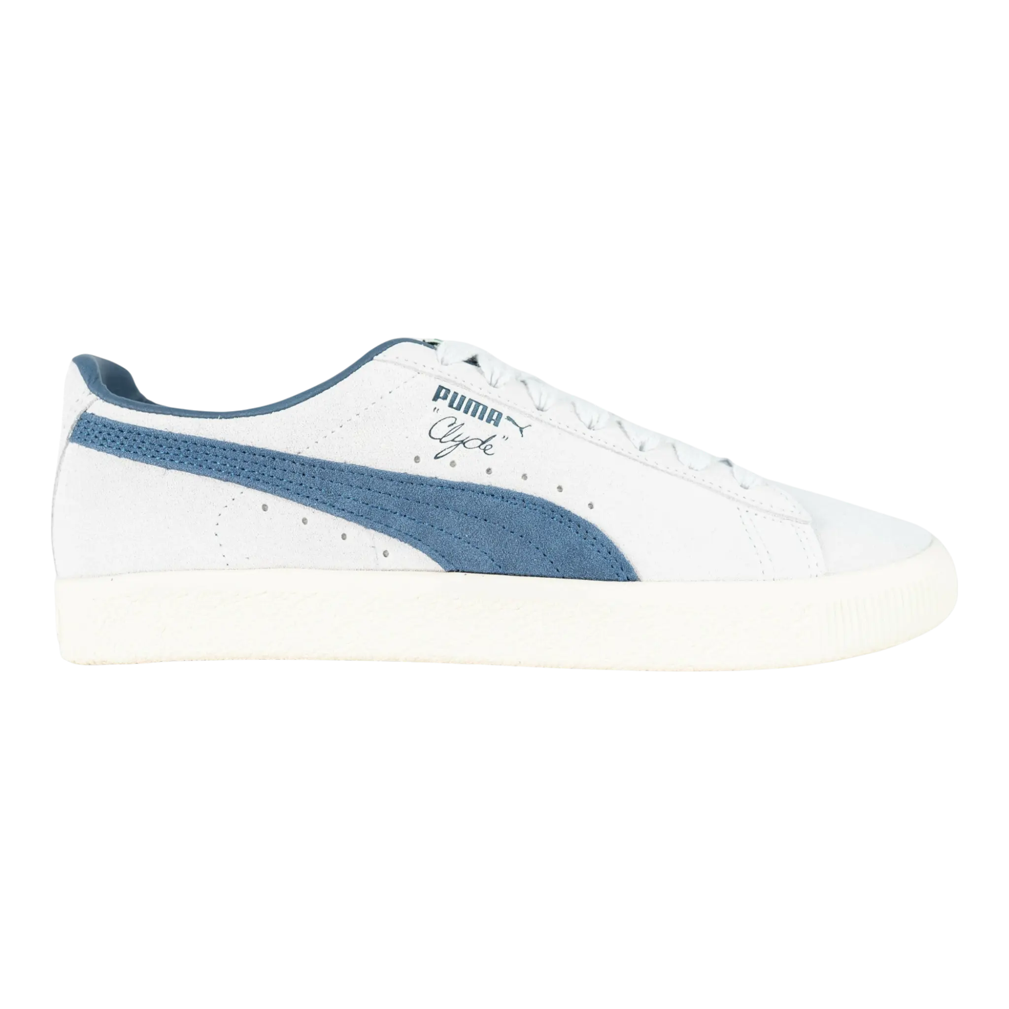 Puma Clyde OG Men Sneakers Silver Mist/Ivory/Club Navy