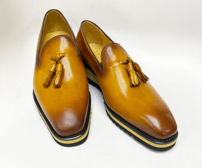 C&E Fashions  Maurice Calfskin Loafer - Cognac