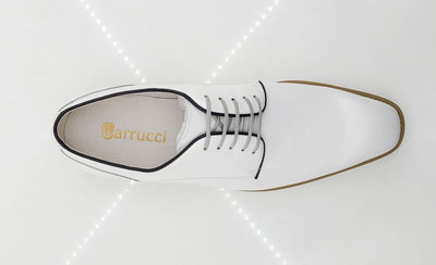 Carrucci Derby Calfskin - White
