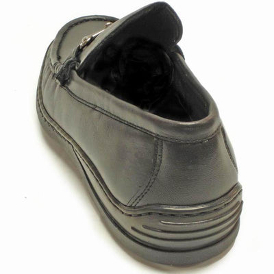 P-5158 Paco Black Slip on Loafer Pinosos Made in Spain