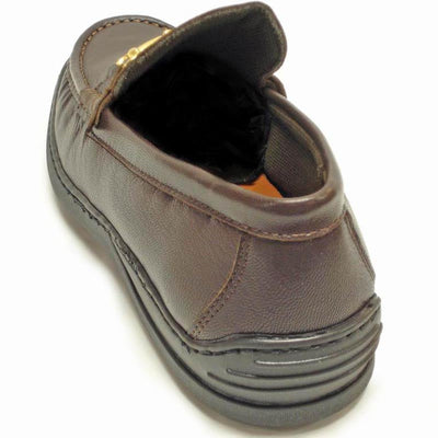 P-5158 Paco Brown Slip on Loafer Pinosos Made in Spain