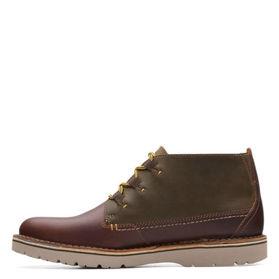 Clarks Eastford Mid Men's Olive Combi 26162925 — product view 5