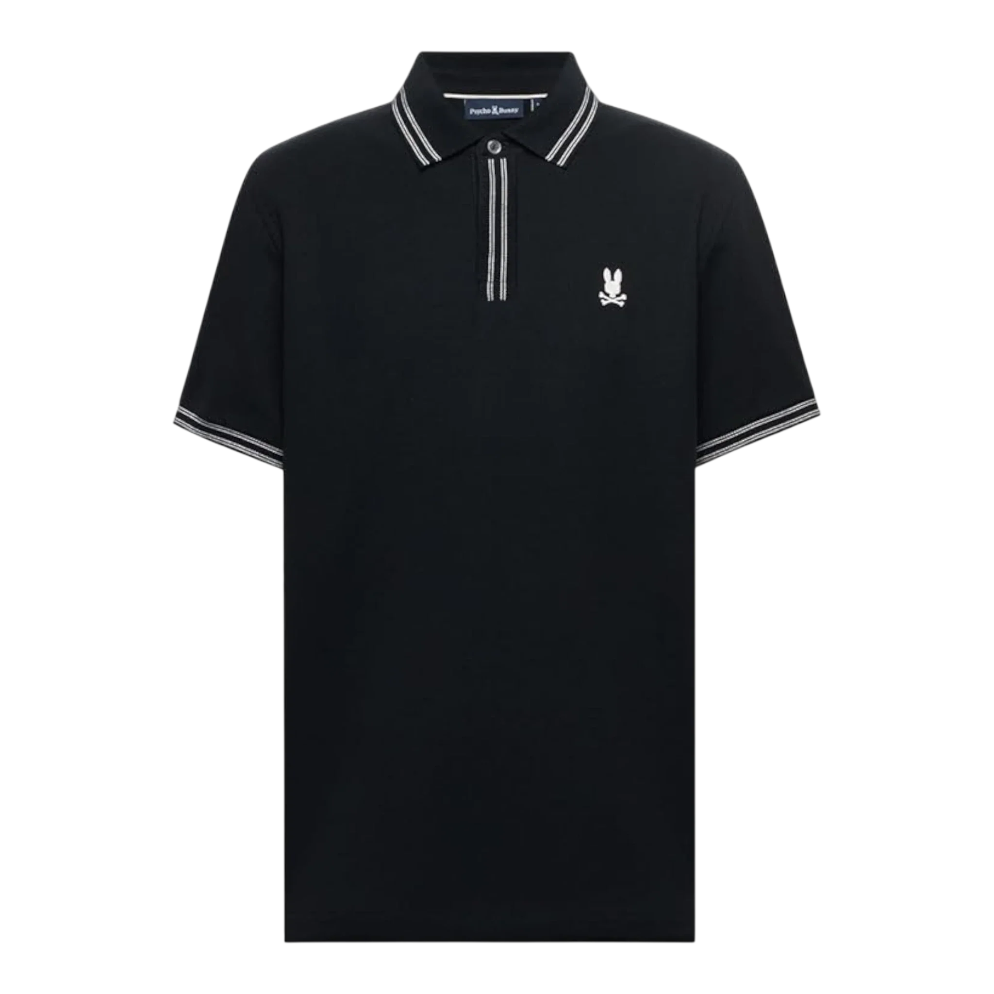 Psycho Bunny Dax Pique Men's Polo — Black