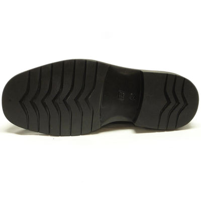 P-5285 Belka Black Leather Lace up Cap toe Pinosos Made in Spain