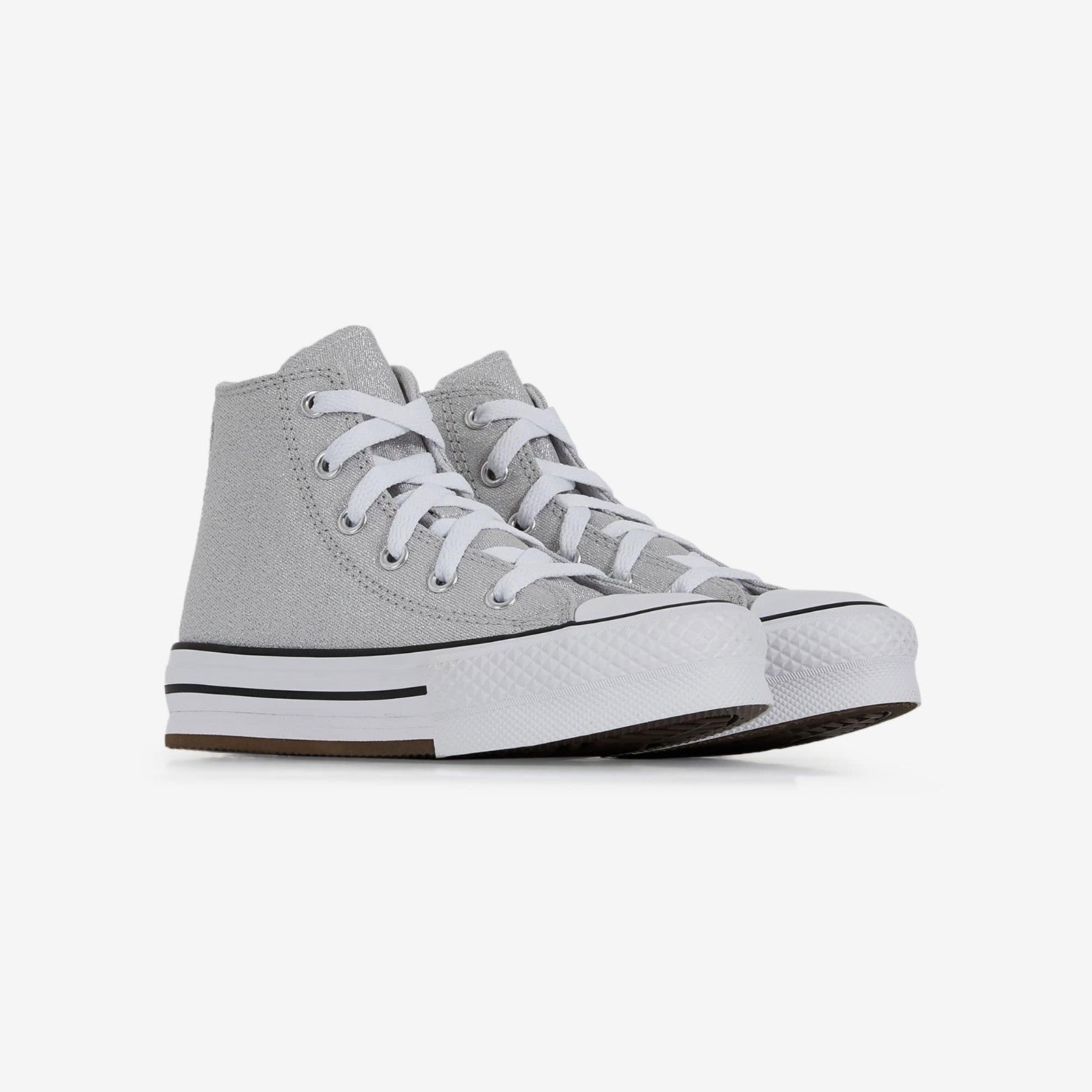 Converse Chuck Taylor All Star Eva Lift Kids' Sneakers — Light Gray