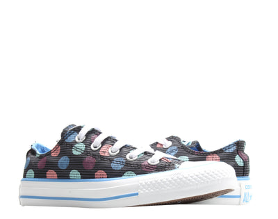 Converse Chuck Taylor All Star Ox Polka Dots Sneakers — Graphite Low-Top