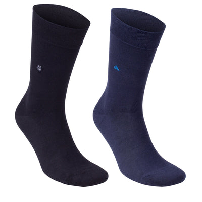 Men’s Bamboo Dress Socks 6-Pack Gift Box, Dark Neutrals