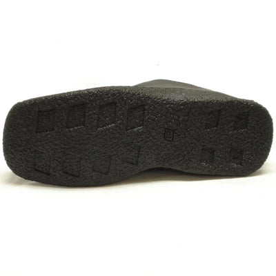 P-5455 Javier Black Leather Lace up Pinosos Made in Spain