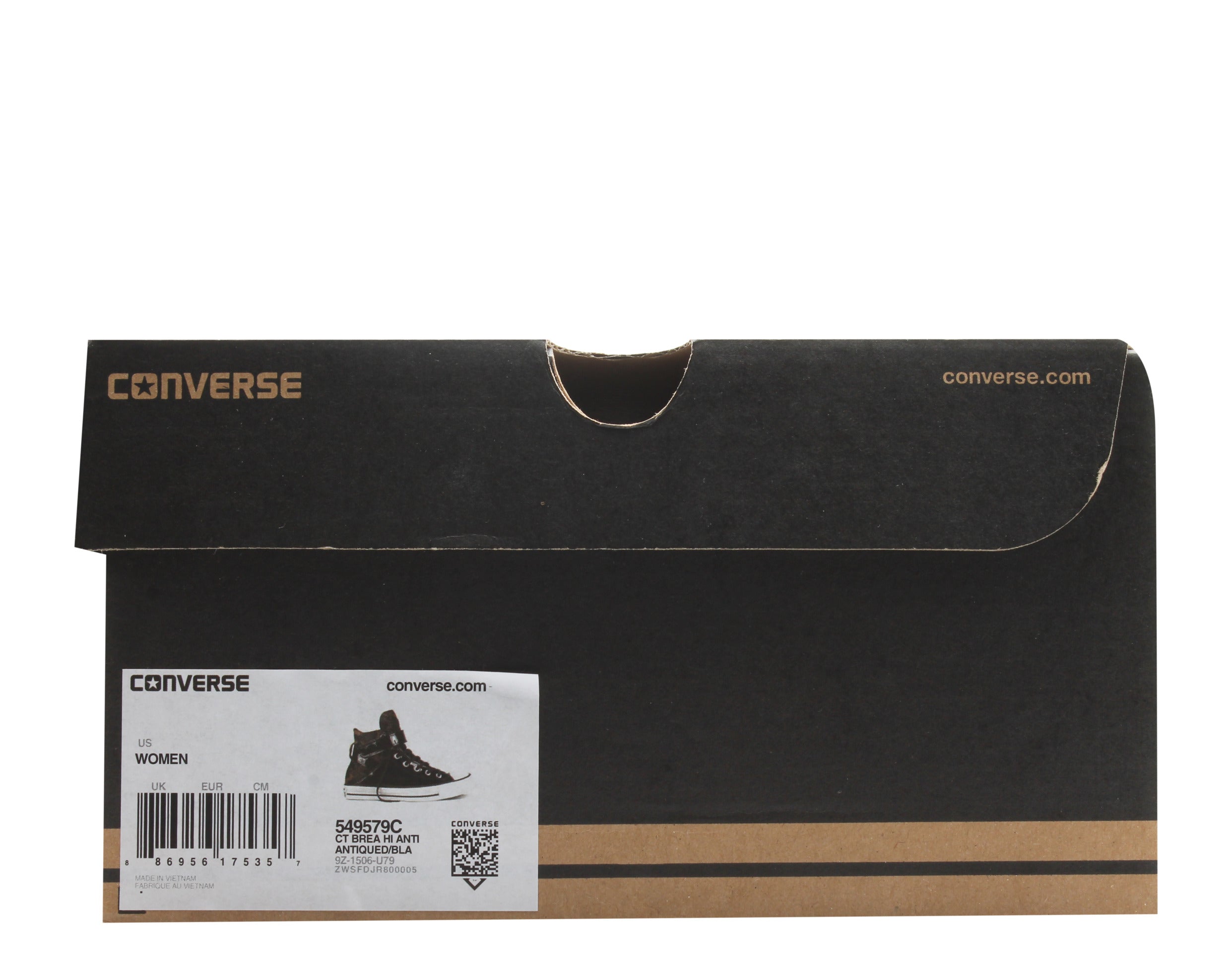 Converse Chuck Taylor All Star Brea Hi Antique Women's Sneakers — Black