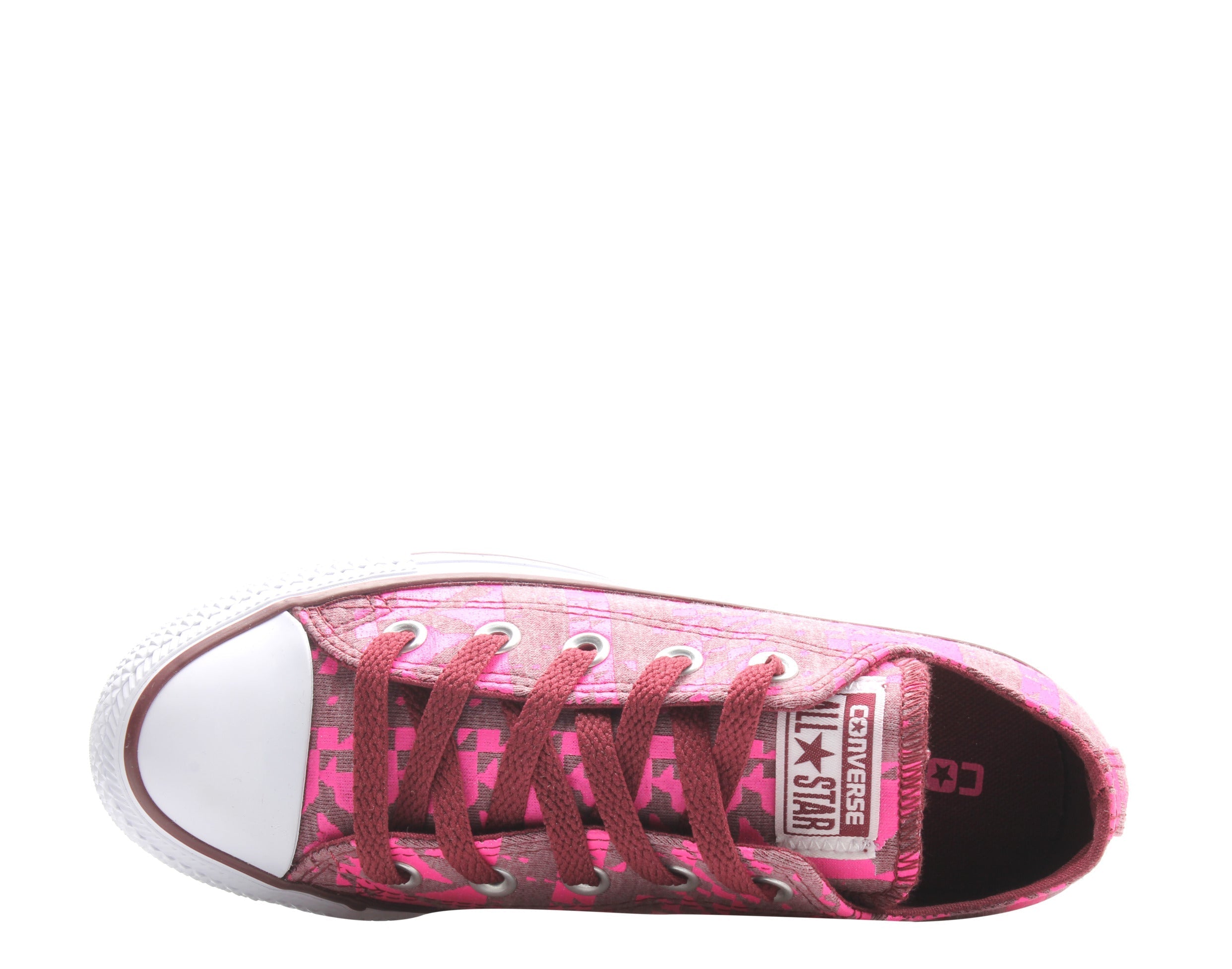 Converse Chuck Taylor All Star Ox Print Bordeau Women's Sneakers — Pink
