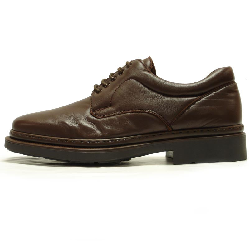 P-5498 Goran Brown Leather Lace up Pinosos Made in Spain