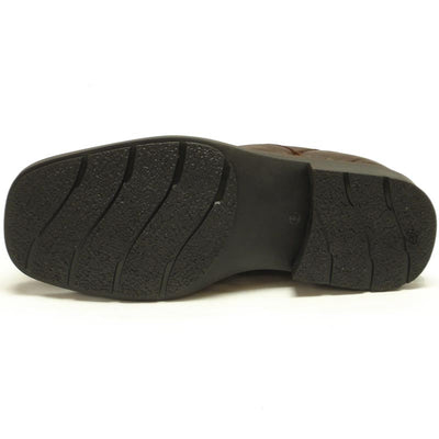 P-5498 Goran Brown Leather Lace up Pinosos Made in Spain