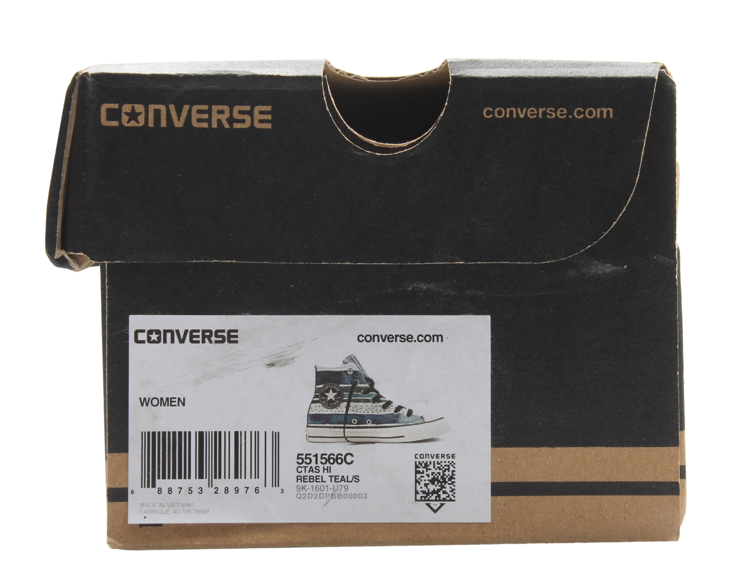 Converse Chuck Taylor All Star Hi Pop Stripes Women's Sneakers — Teal