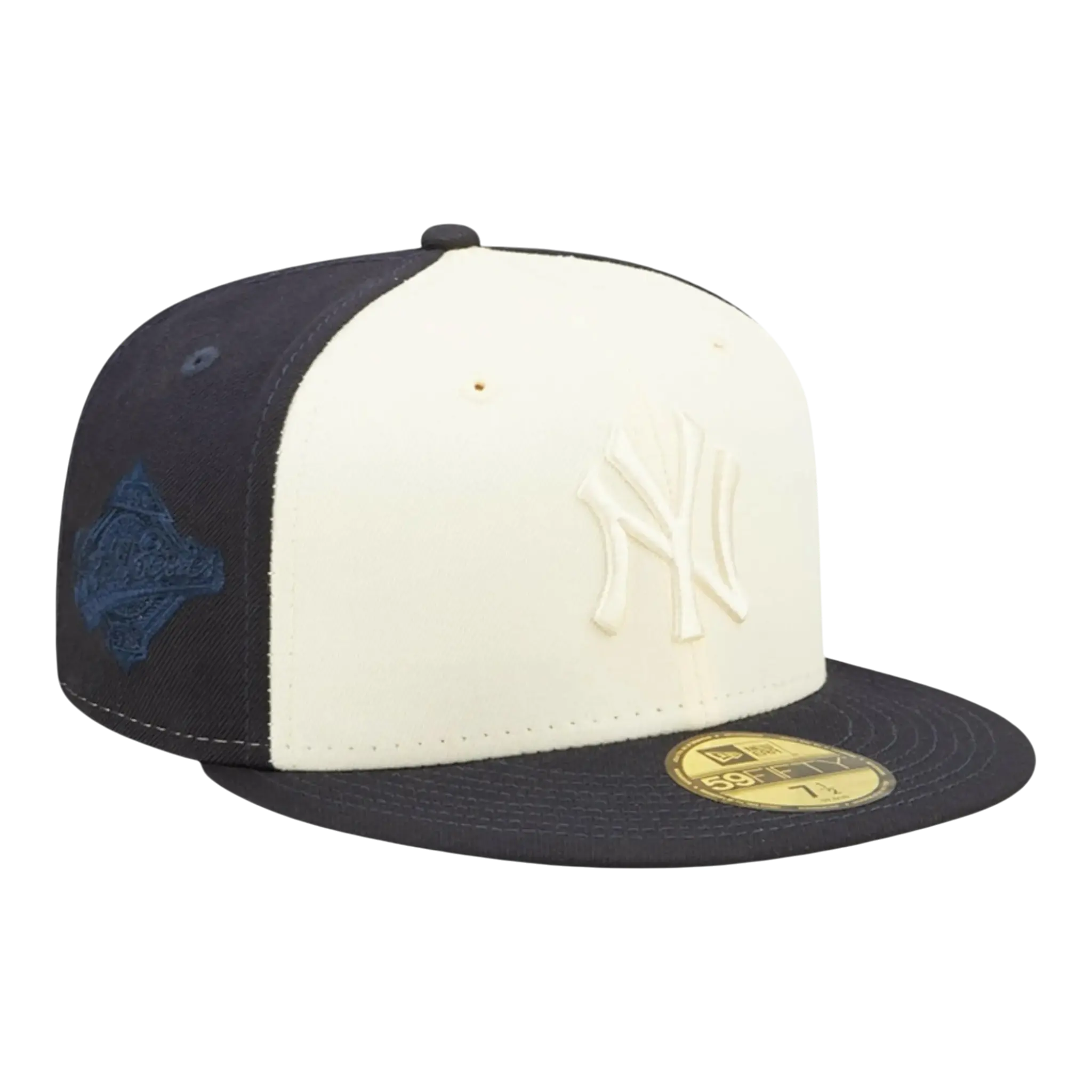 New Era New York Yankees Tonal 2-Tone Men Fitted Hat Navy
