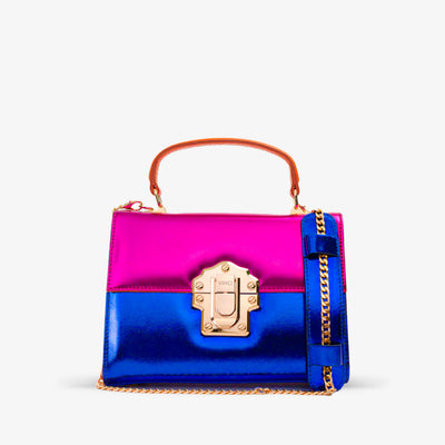 The Duffryn Fuchsia Leather Handbag