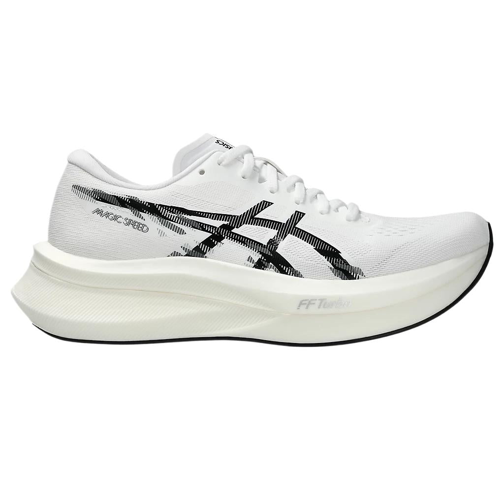 ASICS MAGIC SPEED 4 Womens Running Shoes — White/Black