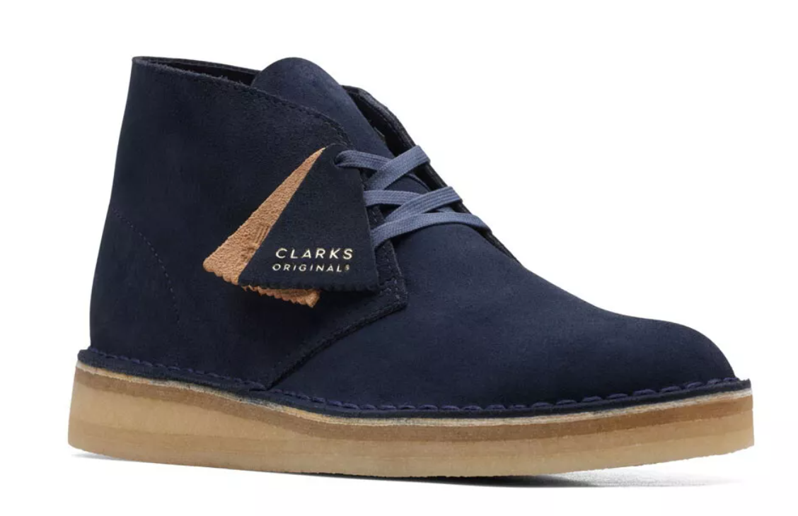 Clarks Originals Desert Coal Men's Navy Blue Suede 26169997 — product view 2
