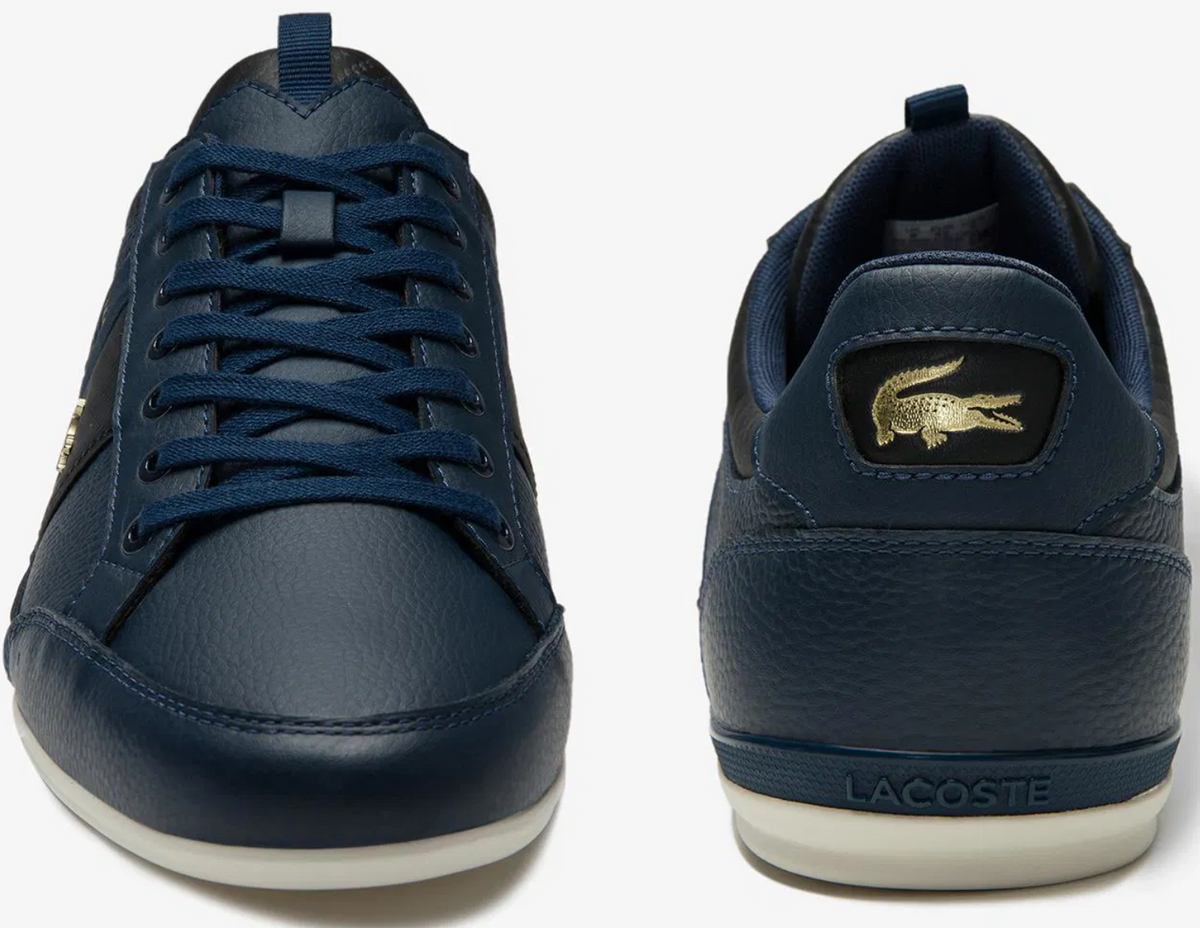 Lacoste Chaymon 0120 1 Cma Leather - 740CMA0043-NB0 - Navy / Black (Men's) — product view 5