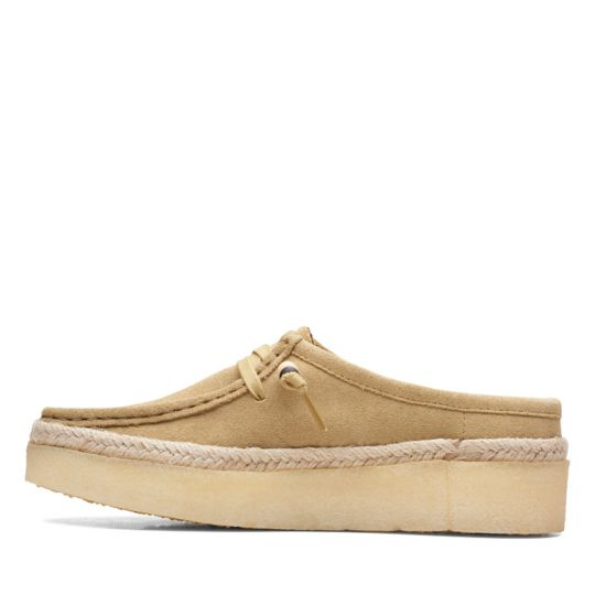 Clarks Originals Wallabee Cup Lo Women's Maple Suede 26164431 — sole view