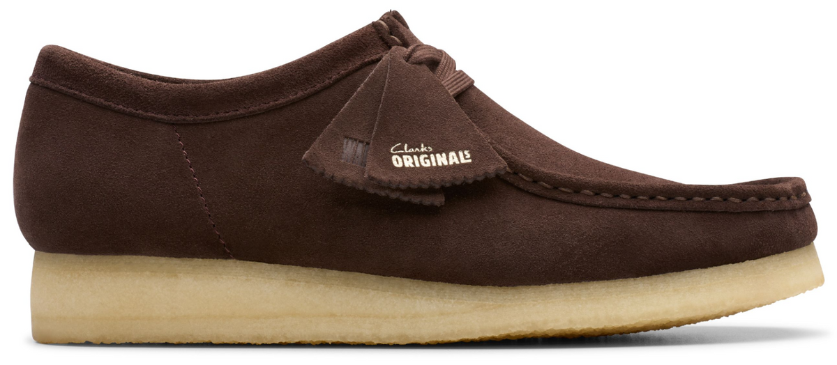 Clarks Originals Wallabee Men's Dark Brown Suede 26156606 — product view 1