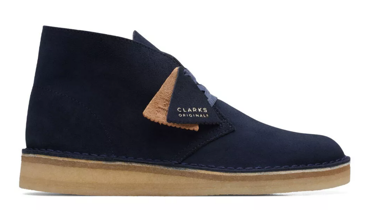 Clarks Originals Desert Coal Men's Navy Blue Suede 26169997 — product view 1