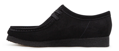 Clarks Originals Wallabee Lo Black Suede 26155519