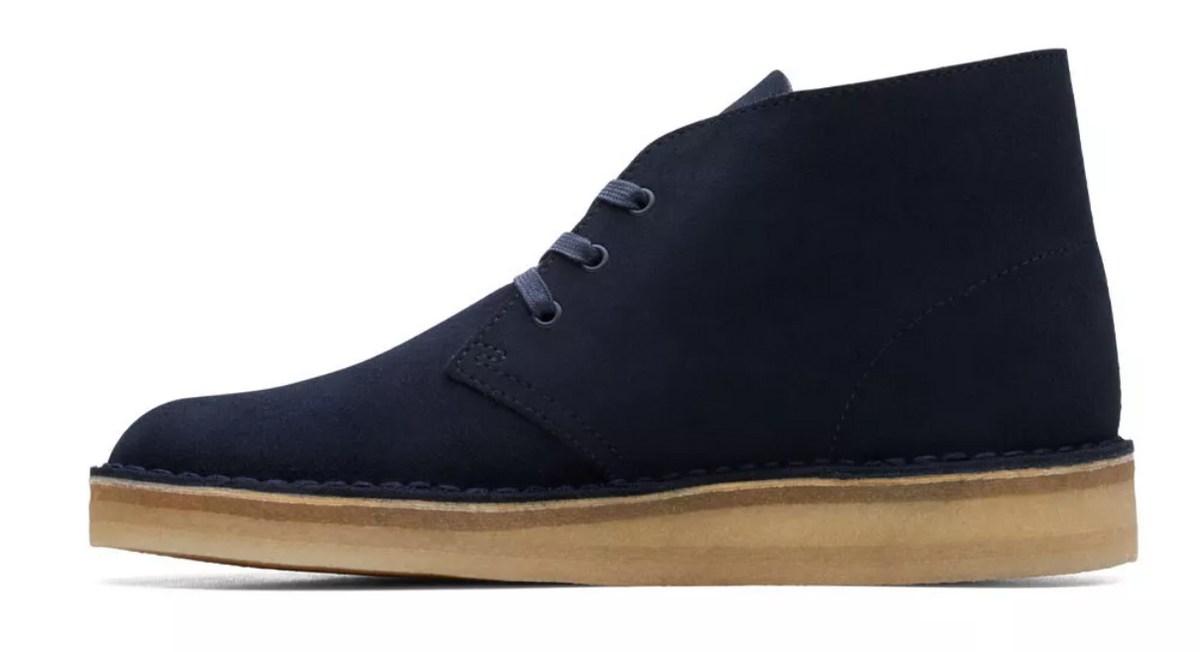 Clarks Originals Desert Coal Men's Navy Blue Suede 26169997 - additional view 5