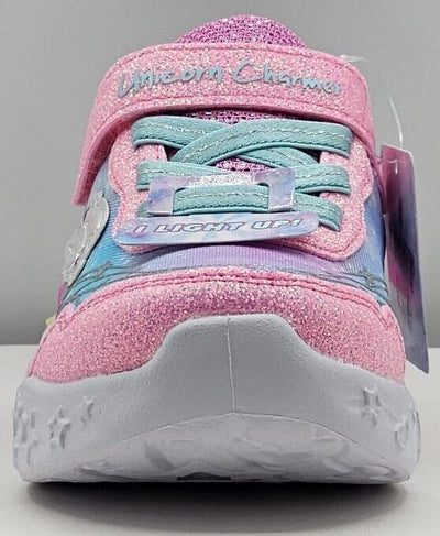 Skechers Light Ups - Lil Stellar - 302697/PKTQ (Toddlers) — product view 6