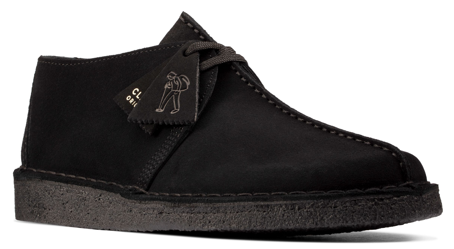Clarks Desert Trek - 26178476 - Men's - Black Suede