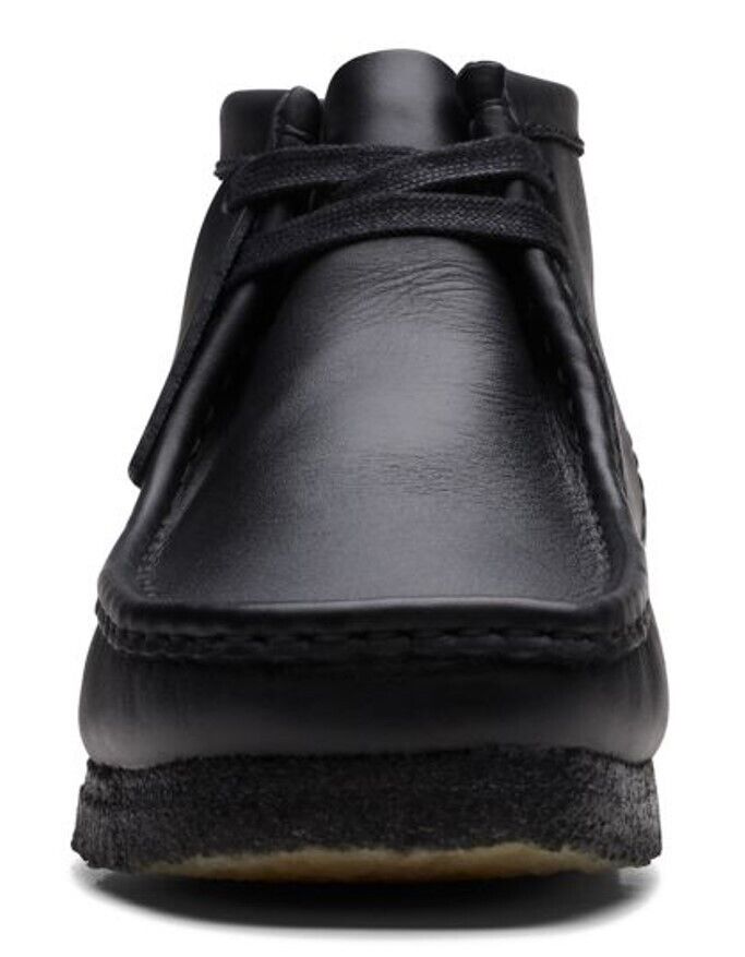 Clarks Originals Wallabee Boot Men's Black Leather 26155512 — product view 5