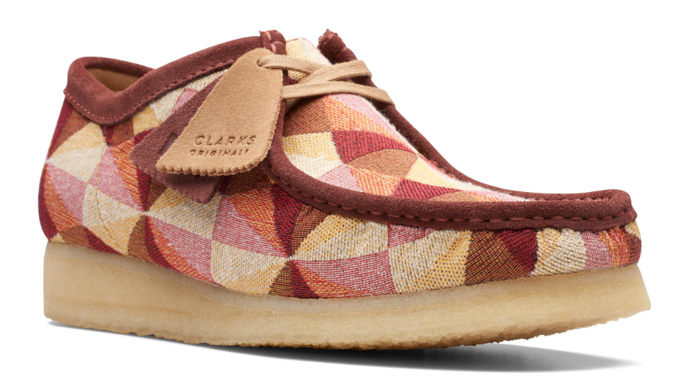 Clarks Originals Wallabee Men's Yellow Multi Textile 26172248 — product view 2