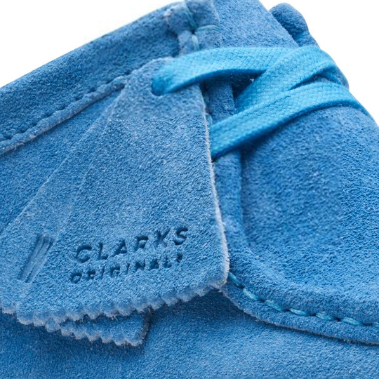 Clarks Originals Wallabee Men's Bright Blue Suede 26170534 - additional view 9