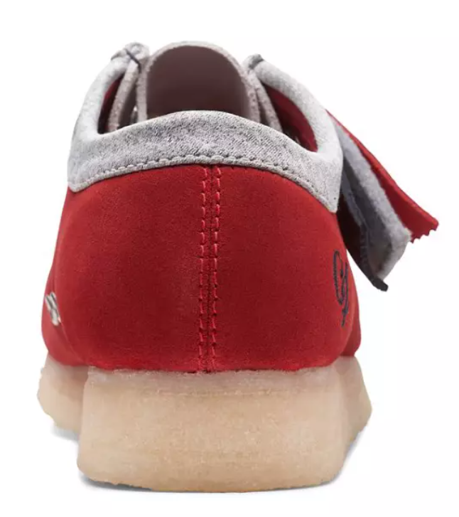 Clarks Originals Wallabee VCY Men's Red Grey Suede 26166291 — product view 5