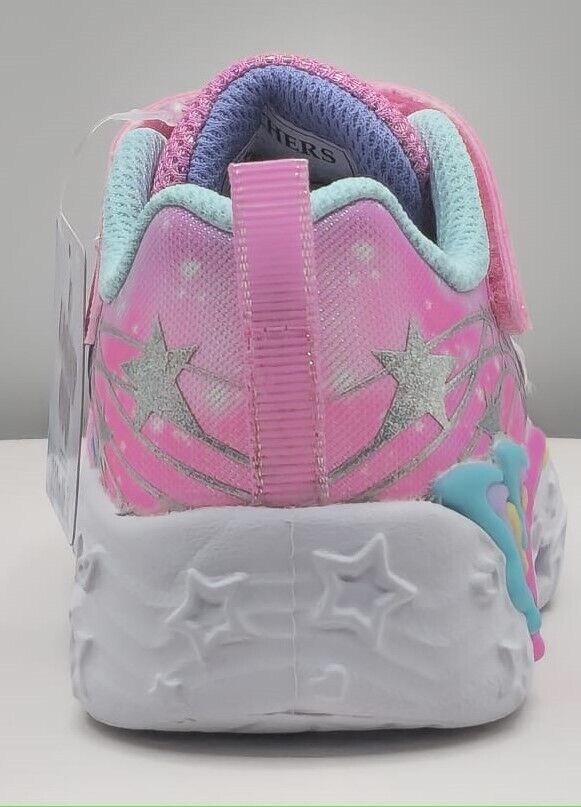 Skechers Light Ups - Lil Stellar - 302697/PKTQ (Toddlers) — product view 8