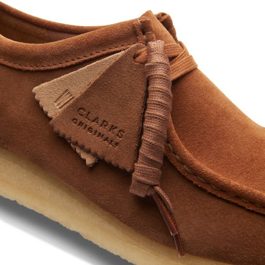 Clarks Originals Wallabee Men's Cola Brown Combi Suede 26172397