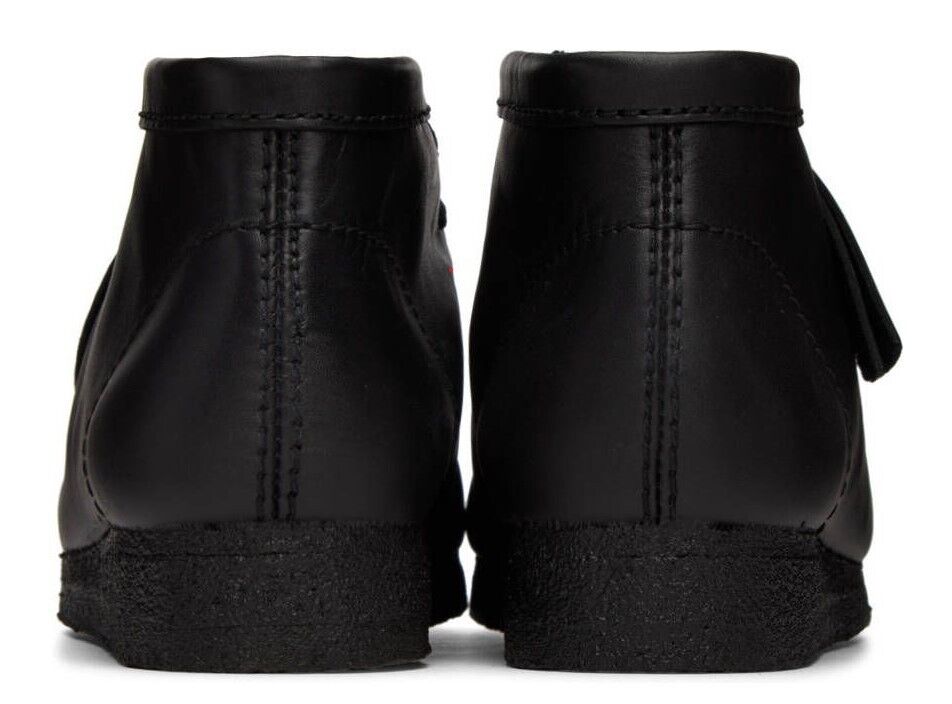 Clarks Originals Wallabee Boot Men's Black Leather 26155512 — product view 7
