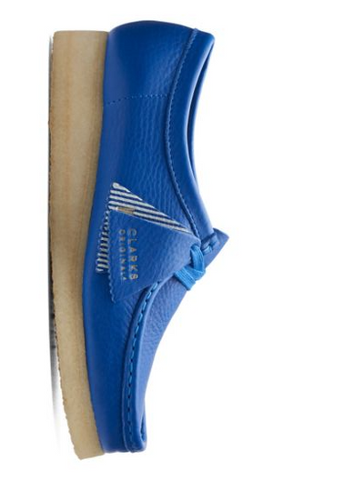 Clarks Wallabee Bright Blue WOMEN'S) - 26174009