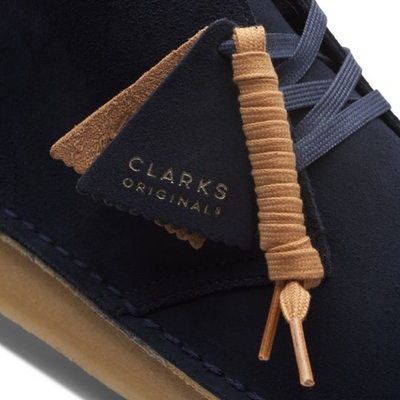 Clarks Originals Desert Coal Men's Navy Blue Suede 26169997 - additional view 3