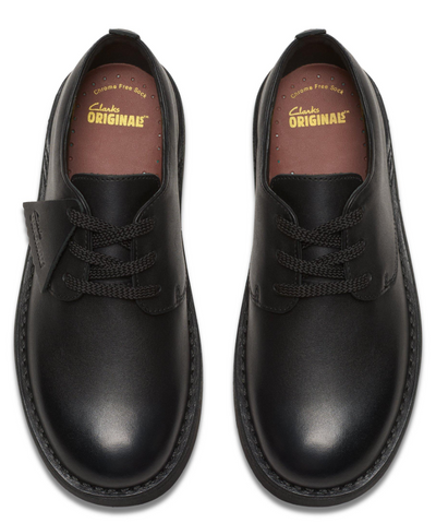 Clarks Originals Desert London Kids' Unisex Black Leather 26177675 — product view 5