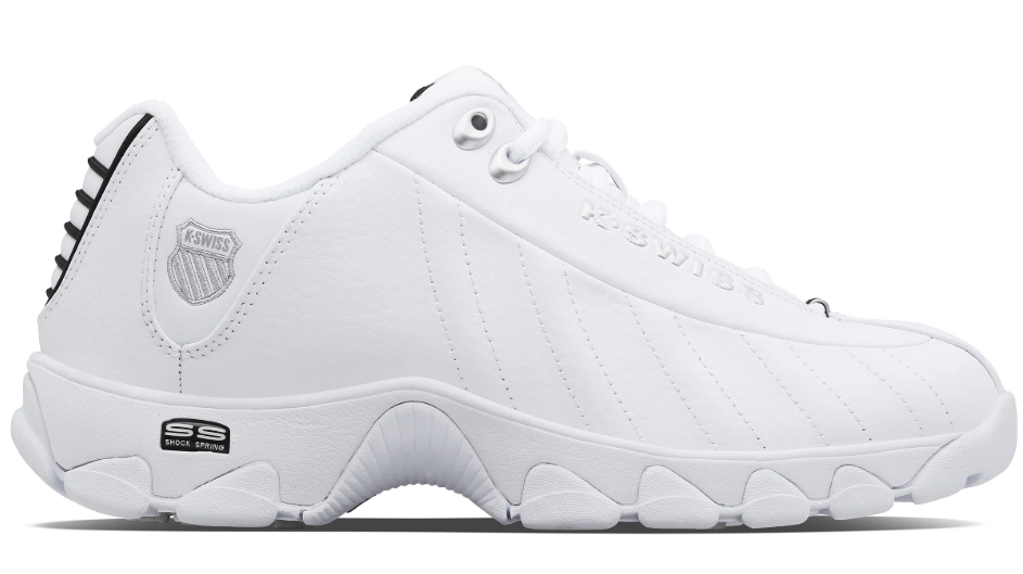 K.Swiss St329 Cmf - White/Black/ Silver - 03426-129-M — product view 2