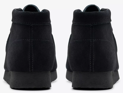 Clarks Wallabee Boot - 26168044 - Black Suede - KIDS / JUNIORS