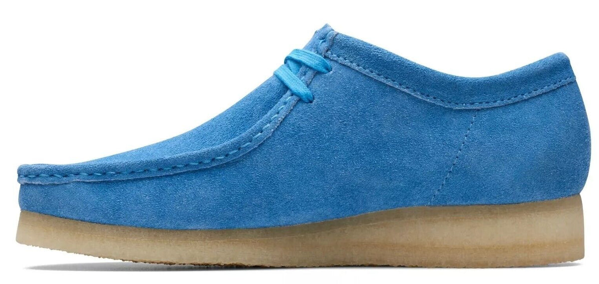 Clarks Originals Wallabee Men's Bright Blue Suede 26170534 - additional view 6
