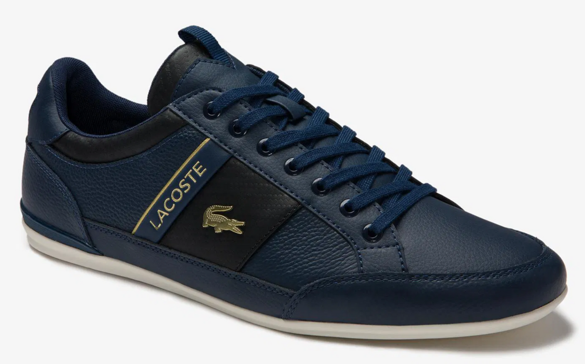 Lacoste Chaymon 0120 1 Cma Leather - 740CMA0043-NB0 - Navy / Black (Men's) — product view 3