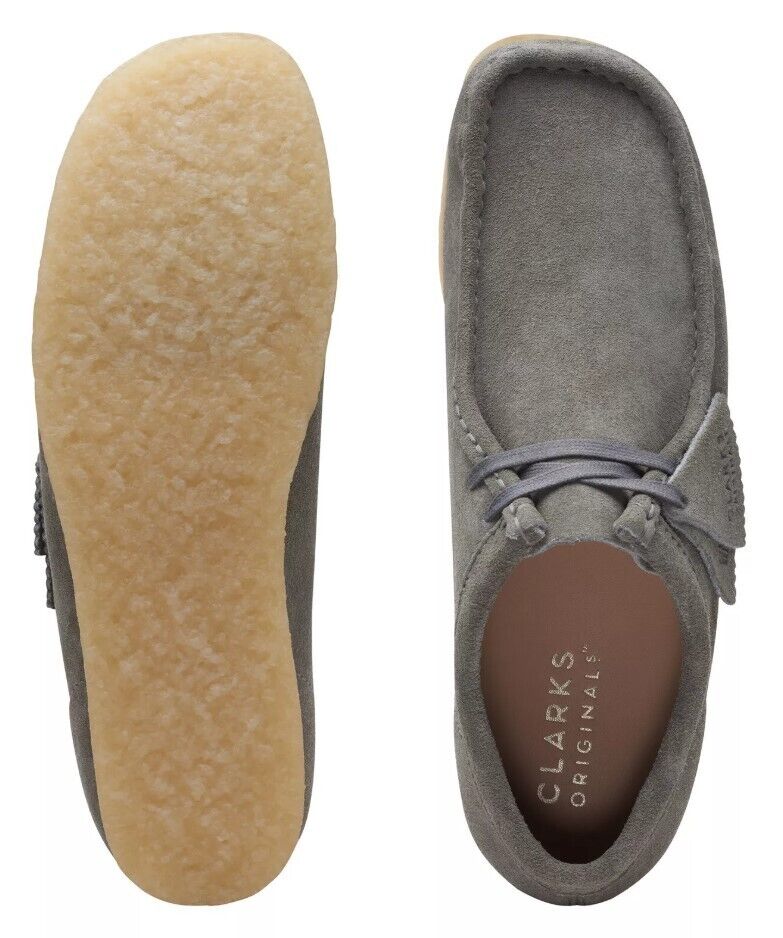 Clarks Originals Wallabee Men's Grey Suede 26170535 — product view 7