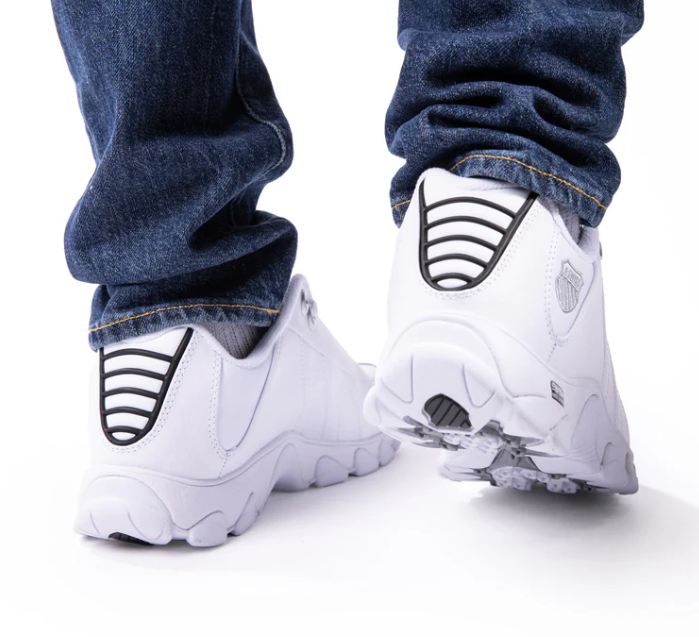 K.Swiss St329 Cmf - White/Black/ Silver - 03426-129-M — product view 4