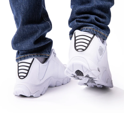 K.Swiss St329 Cmf - White/Black/ Silver - 03426-129-M — product view 4