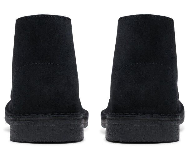 Clarks Desert Boot -Black Suede 26155524 WOMEN'S