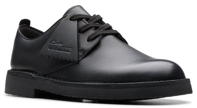 Clarks Originals Desert London Kids' Unisex Black Leather 26177675 — product view 3