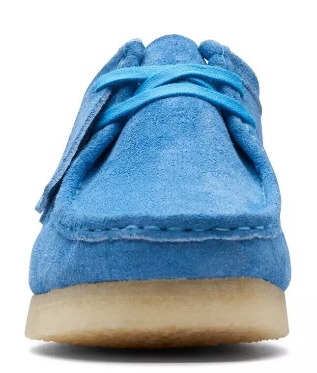 Clarks Originals Wallabee Men's Bright Blue Suede 26170534 - additional view 4